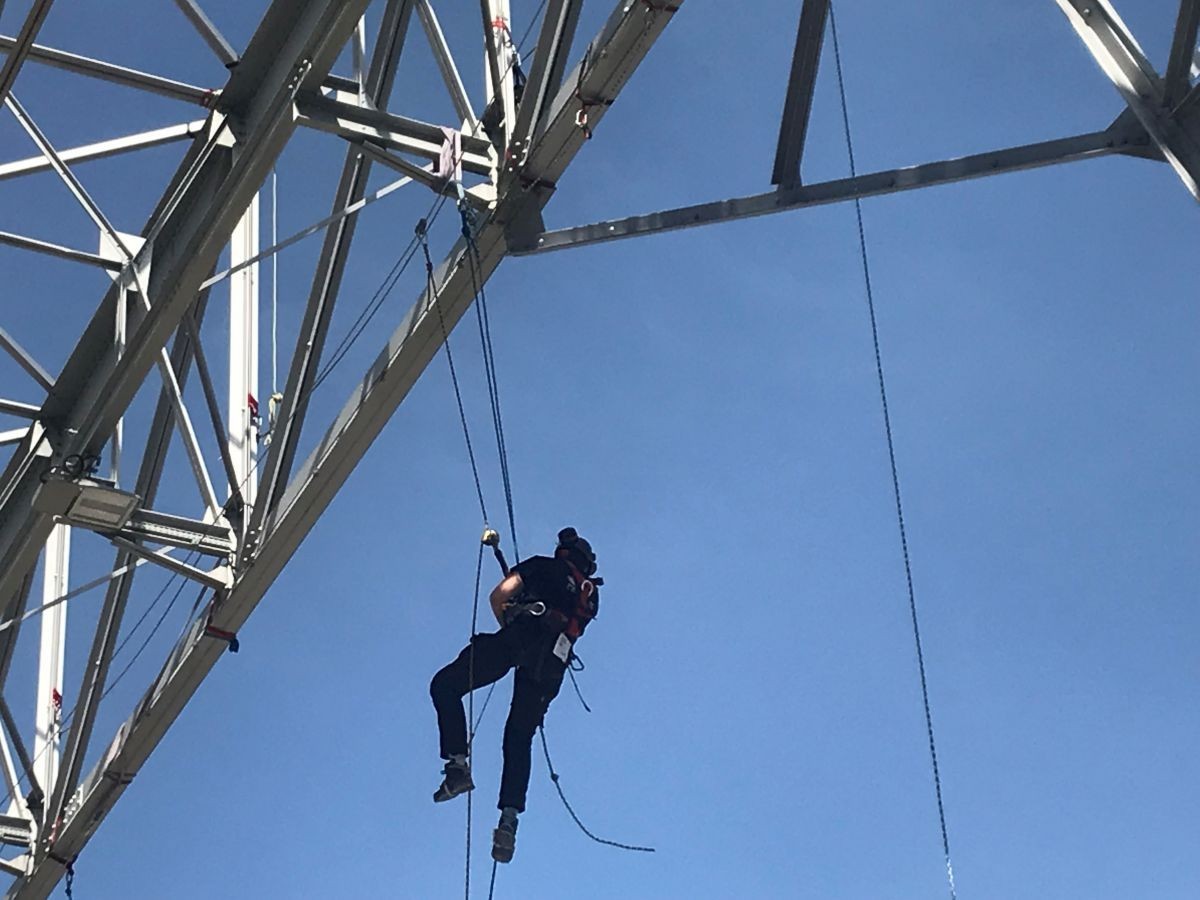 Technique corde en hauteur